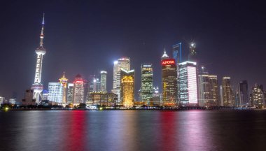 Shanghai 2012: Bund Şanghay, Çin'den görüldüğü gibi Pudong