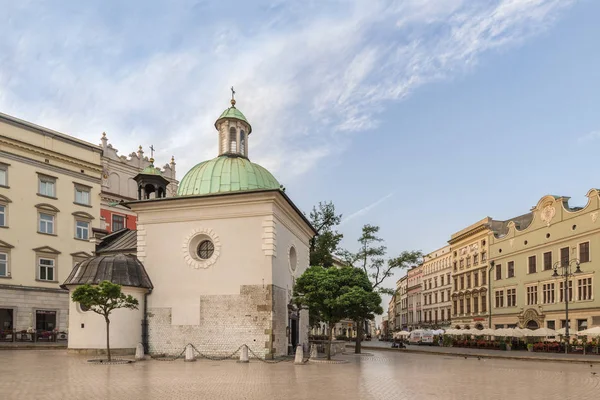 Часовня Святого Адальберта Кракове Польша 2017 — стоковое фото
