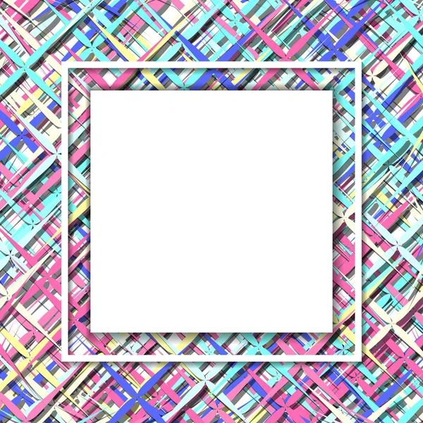 Moderne abstracte vierkante frame — Stockvector