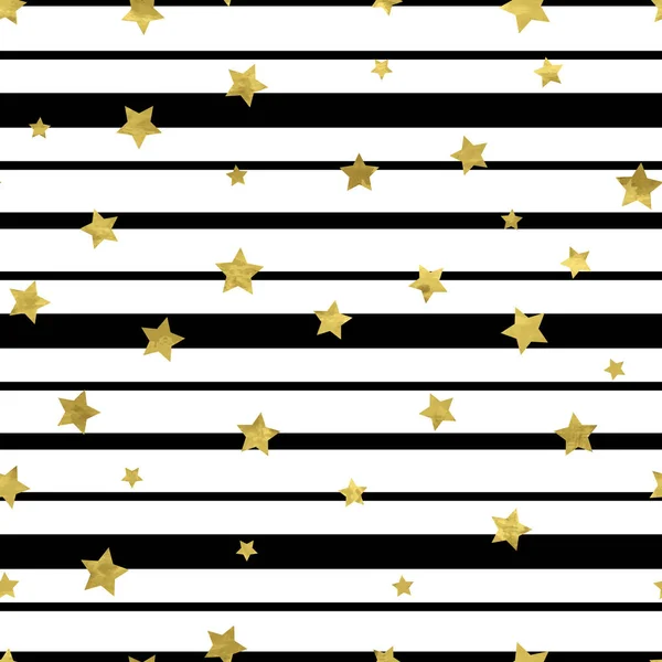 Siyah ve altın seamless modeli 