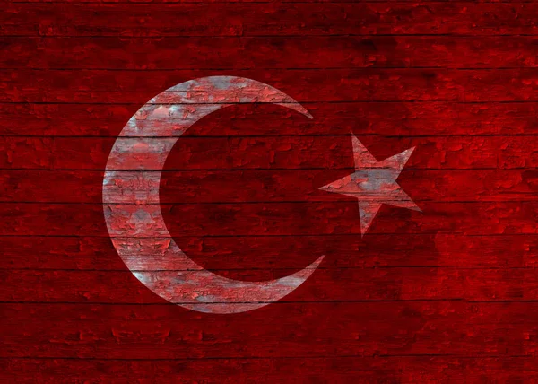 Drapeau Turc Turquie Dessin Drapeau Turc — Photo