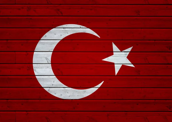 トルコ国旗 トルコ国旗 トルコ国旗デザイン — ストック写真