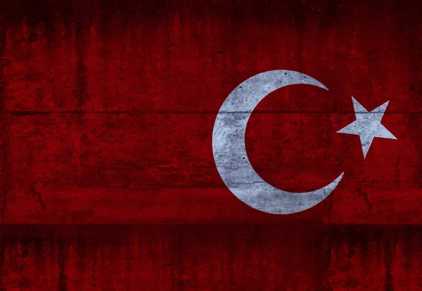 Дизайн Флага Турции Турции Турции — стоковое фото