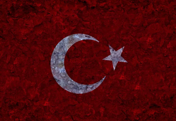 Turkish Flag Turkey Turkish Flag Design — Stock Photo, Image