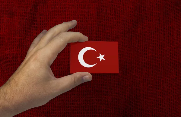 Turkish Flag Turkey Turkish Flag Design — Stock Photo, Image