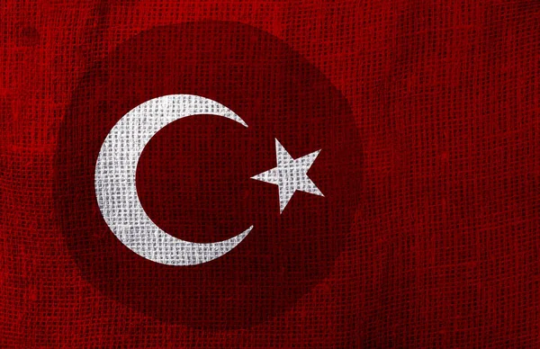 Turkisk Flagga Turkiet Och Turkisk Flaggdesign — Stockfoto