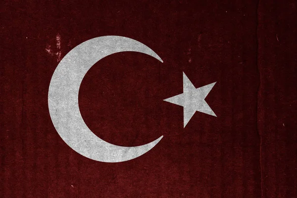 Turecká Vlajka Turecko Turecká Vlajka Design — Stock fotografie