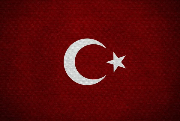 Bandera Turca Diseño Bandera Turca Turquía — Foto de Stock