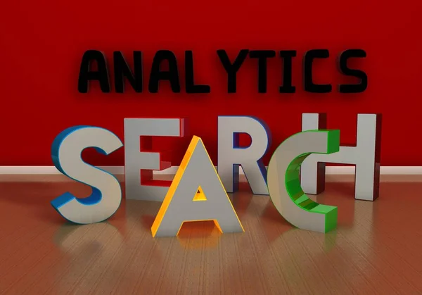 Google Analytic Design — Stockfoto