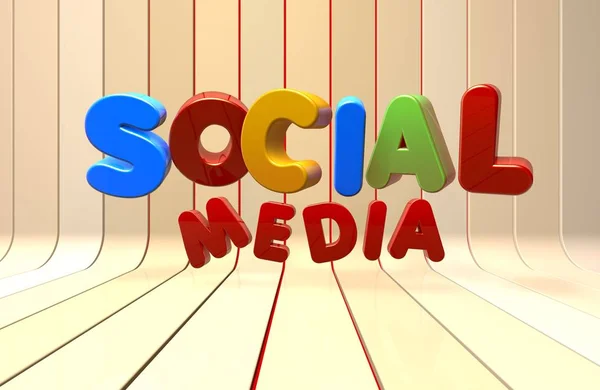Social Media Background Social Media Background Design — Stock Photo, Image