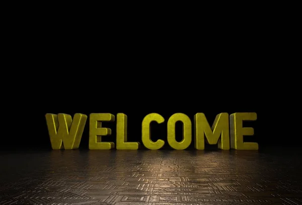 Welcome Social Media Social Media Background Design — Stock Photo, Image