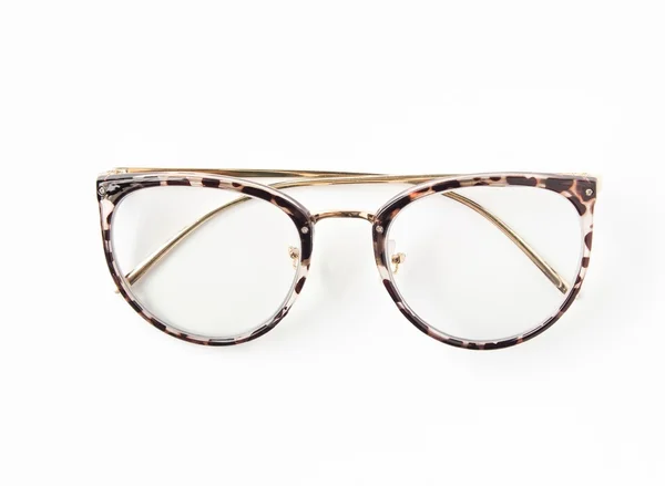 Brille Und Sonnenbrille Isoliert Auf Weißem Hintergrund — Stockfoto