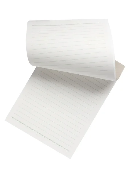 White Paper Note Blank Page — Stockfoto