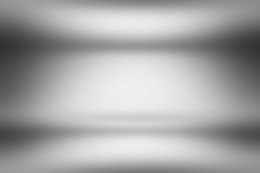 Gri boş oda studio gradyan arka planı için kullanılan soyut ve ürün görüntüleme