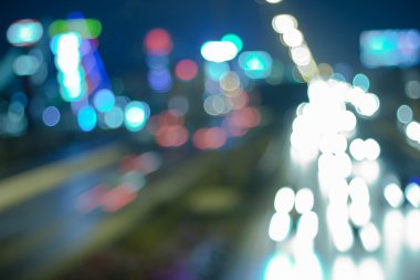 Bokeh ışıklarının soyut arkaplanı