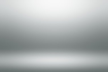 yumuşak gri studio Oda arka plan, gri zemin zemin ile spot 