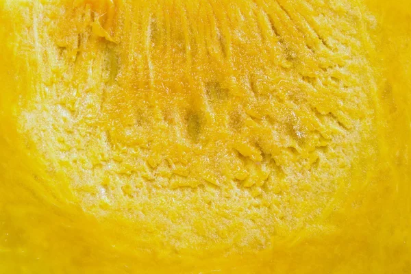 Yellow Ripe Pineapple Slice Lemon Close Top View — Stockfoto