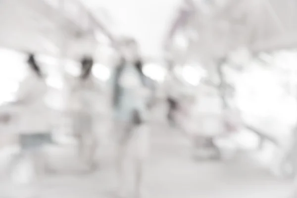 Abstract Blur Background People Walking Airport — ストック写真