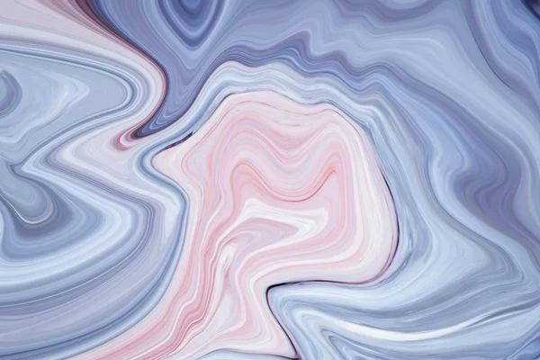 Encre de marbre colorée. motif de marbre violet texture fond abstrait — Photo