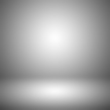 3D resimde arka plan / soyut gri boş oda studio gradyan arka planı için kullanılan ve ürün görüntüleme