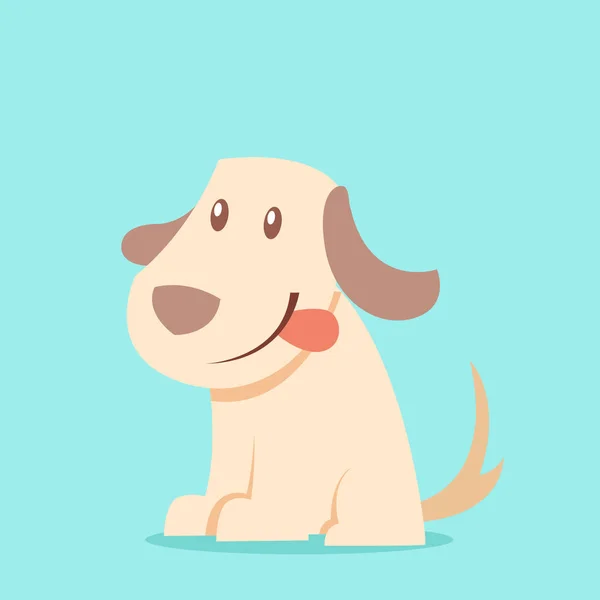 Lindo perro feliz — Archivo Imágenes Vectoriales