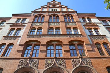 Halle (Saale), Almanya-24 Ağustos 2019: ticari mesleki meslek 