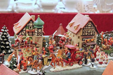 Stuttgart, Almanya - 19 Aralık 2010 Noel Pazarı