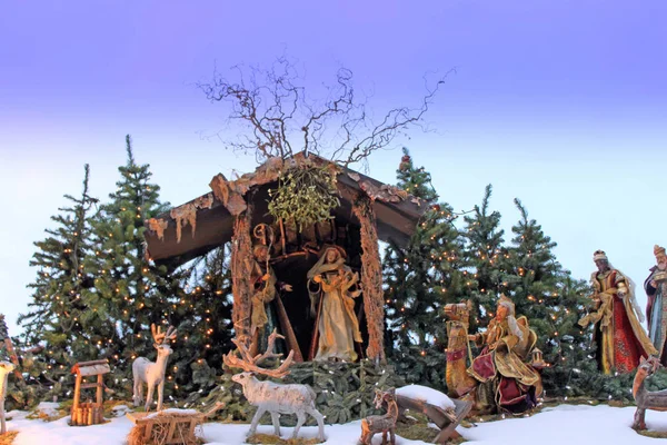 2010年12月19日：德国斯图加特：圣诞市场 — 图库照片
