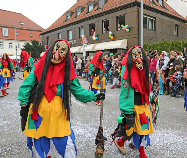 Donzdorf Německo Března 2019 Tradiční Slavnostní Karnevalový Průvod — Stock fotografie