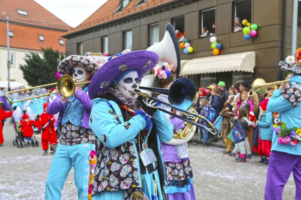 Donzdorf Germany March 2019 Traditional Festive Carnival Procession — ストック写真