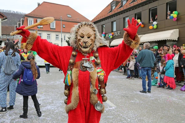Donzdorf Γερμανία Μαρτίου 2019 Παραδοσιακή Εορταστική Πομπή Καρναβαλιού — Φωτογραφία Αρχείου