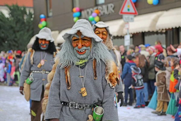 Donzdorf Germany March 2019 Traditional Festive Carnival Procession — ストック写真