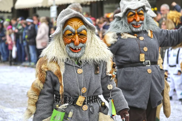 Donzdorf Alemania Marzo 2019 Tradicional Procesión Festiva Carnaval — Foto de Stock