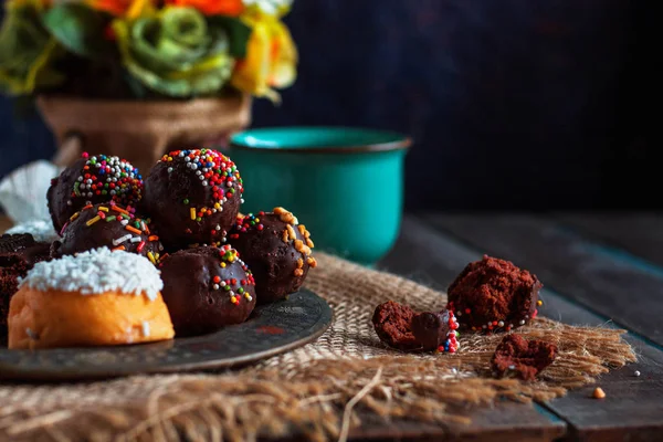 Çikolata tabağı tablo.