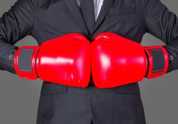 Affärsmän med kampen business. — Stockfoto