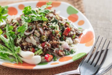 Karınca yumurta otlar Tayland ile.