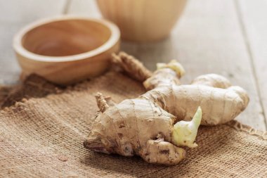 Ahşap zemin zencefil.