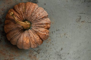 Beton üzerinde kabak.