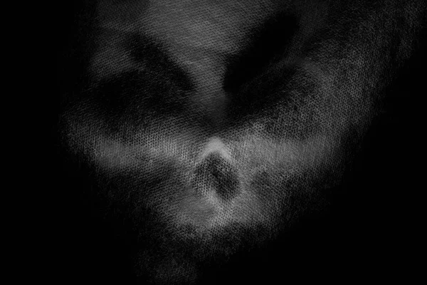 Maschera fantasma con scuro . — Foto Stock