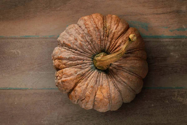 Ahşap zemin üzerinde kabak.