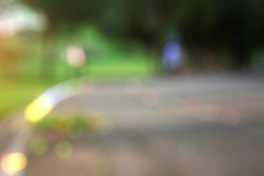 bulanık görüntüleri ile Park.