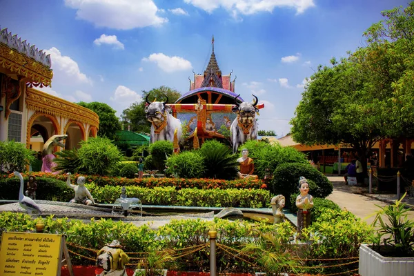 Tempel in Thailand met prachtige. — Stockfoto