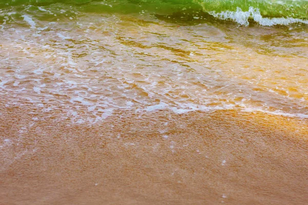 Water waves on beach. — Stock Photo, Image