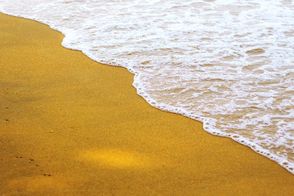 Golden sand at the sea. — Stock Photo, Image