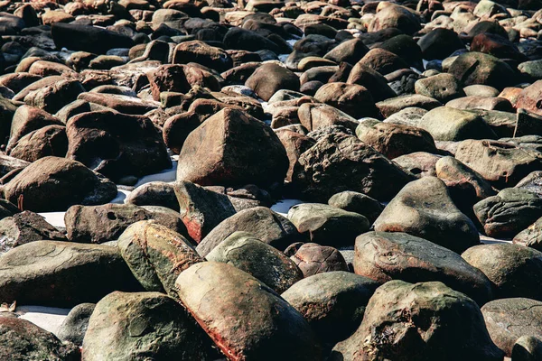 Rocks on shore with texture. — Stock Photo, Image