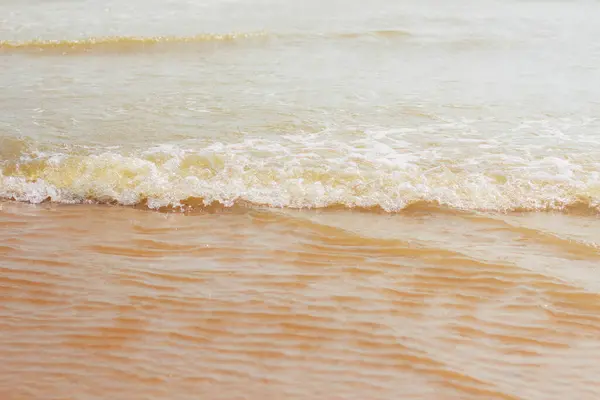 Волны Пляже Заднем Плане — стоковое фото