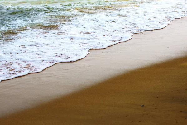 Морские Волны Пляже Красивой — стоковое фото