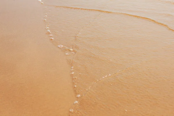 Морские Волны Пляже Заднем Плане — стоковое фото