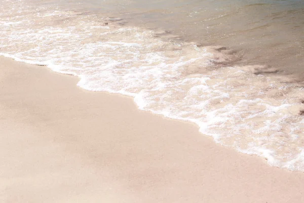 Морские Волны Белом Песке — стоковое фото