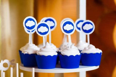 Şeker çubuğu parti ile bir çok farklı ca'nın vaftiz babys üzerinde